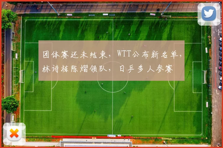 团体赛还未结束，WTT公布新名单，林诗栋陈熠领队，日乒多人参赛
